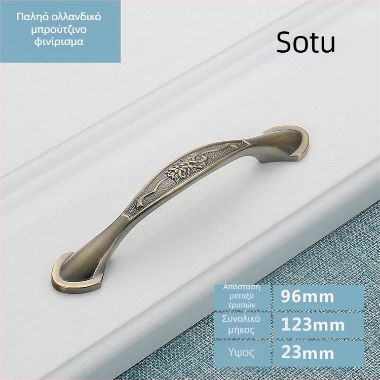 Μονοτρύπητη λαβή για ντουλάπι και συρτάρι, από κράμα ψευδάργύρου, ηλεκτροφορημένη επίστρωση, στυλ ελαφριάς πολυτέλειας; κατάλληλη για γκαρνταρόμπες, ντουλάπες, πόρτες και συρτάρια.