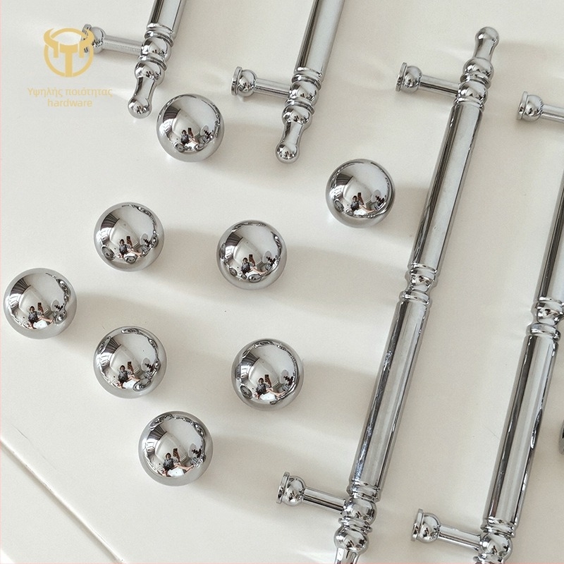 Λαβή ντουλάπας από ορείχαλκο, σε σχήμα ράβδου, με μία οπή, κατεργασμένη CNC