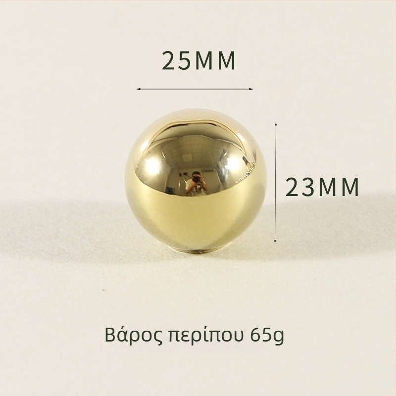 Λαβή ντουλάπας από ορείχαλκο, σε σχήμα ράβδου, με μία οπή, κατεργασμένη CNC