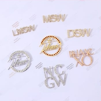 Καρφίτσα διακοσμητική — τιτάνιο ατσάλι, πλήρης διαμαντό μοζαϊκα, DIY σχεδιασμός εταιρικού λογότυπου, απλός unisex στυλ, διαθέσιμη προσαρμογή