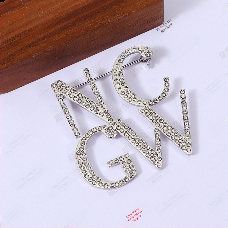 Καρφίτσα διακοσμητική — τιτάνιο ατσάλι, πλήρης διαμαντό μοζαϊκα, DIY σχεδιασμός εταιρικού λογότυπου, απλός unisex στυλ, διαθέσιμη προσαρμογή