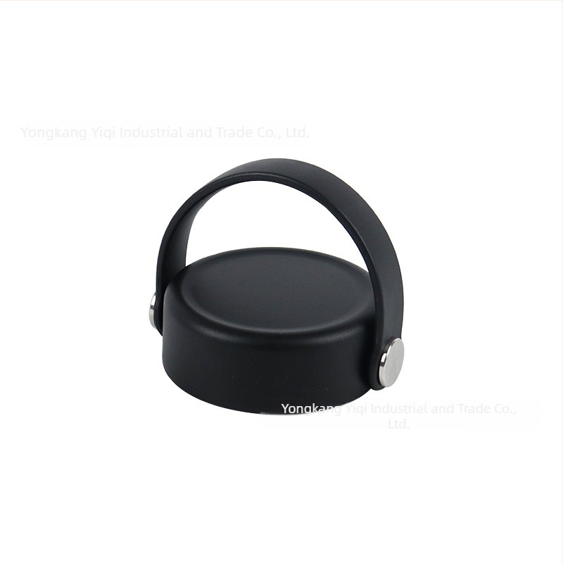 Μπουκάλι ποτών με διαφανές κάλυμμα σκόνης, αναδιπλούμενη λαβή με βίδα, κάλυμμα καλαμακιού για άμεση πόση και σιλικονούχο στόμιο — Υλικό: Πλαστικό; Εκτύπωση λογότυπου: Διαθέσιμη; Προσαρμογή: Ναι; Ποιότητα: Premium; Στυλ: Μοντέρνο μινιμαλιστικό