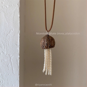 Μακρύ κολιέ από κράμα ψευδαργύρου για γυναίκες, ζώδιο, Κορεατικό στυλ, Φθινοπωρινή κυκλοφορία 2025