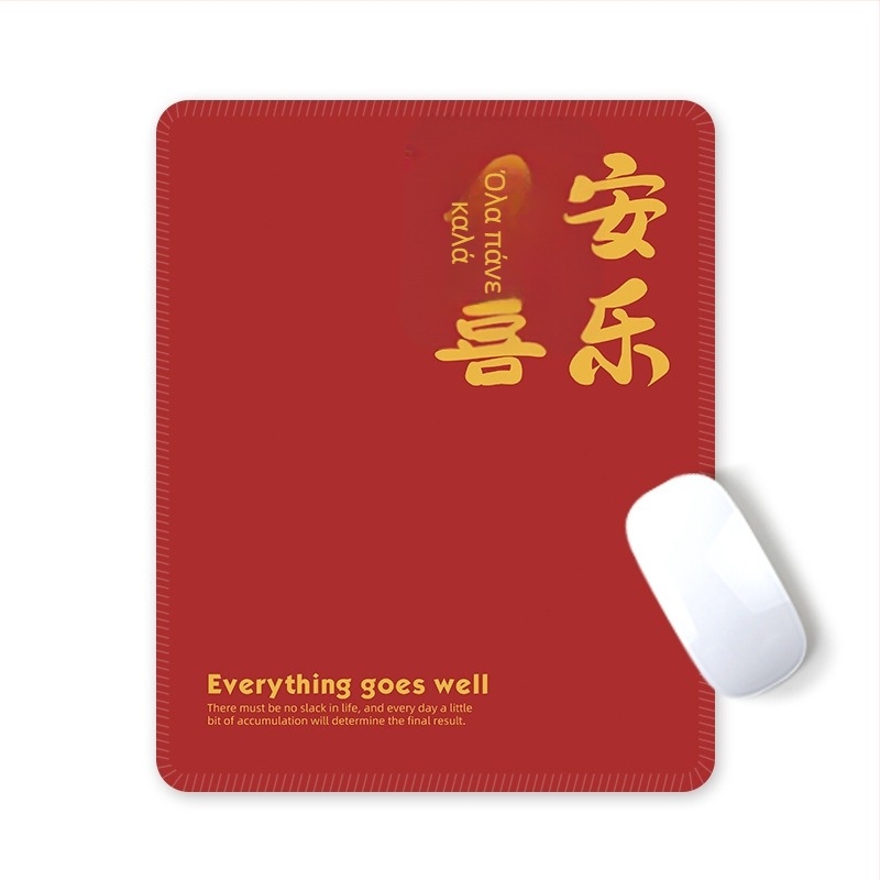 Μικρό pad ποντικιού με υποστήριξη καρπού, καουτσούκ + ύφασμα, 210×260×3 mm, εκτύπωση λογότυπου