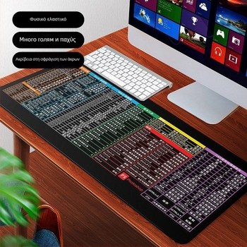 Μεγάλη επιφάνεια ποντικιού, διπλής όψεως, αντιολισθητική, υφασμάτινη επιφάνεια, μεταφορά θερμότητας