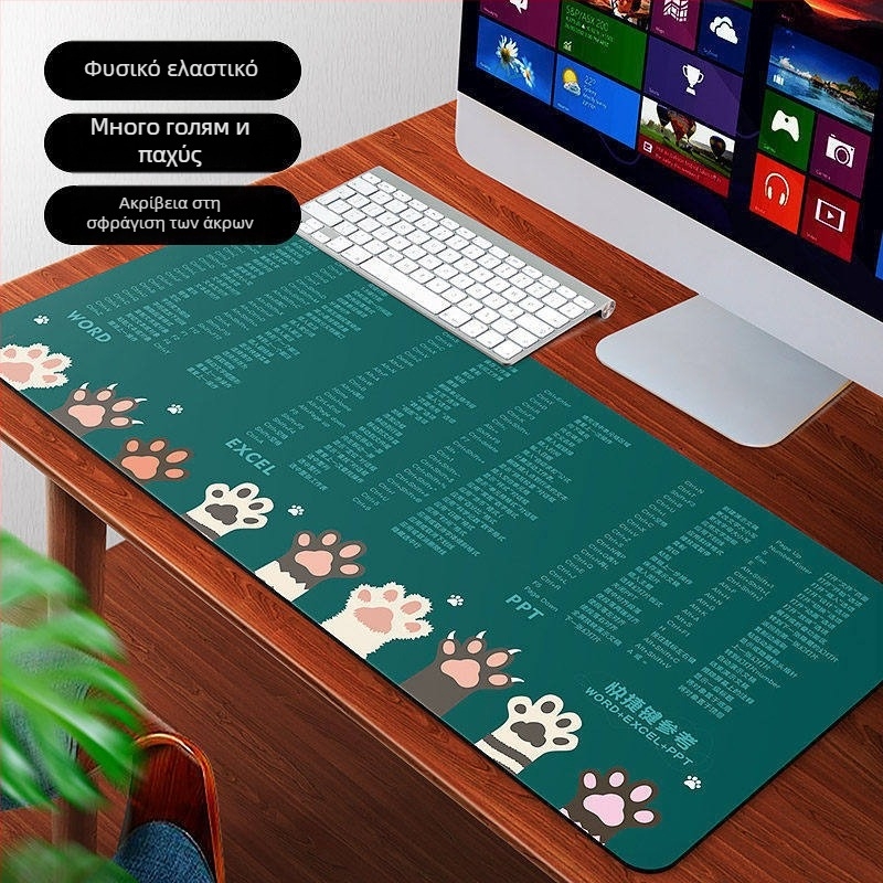 Μεγάλη επιφάνεια ποντικιού, διπλής όψεως, αντιολισθητική, υφασμάτινη επιφάνεια, μεταφορά θερμότητας