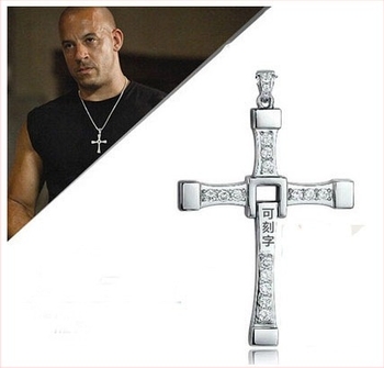 Κολιέ από ασήμι S925 με κρεμαστό σταυρός, Unisex, Κορεατικό στυλ, προέλευση Zhejiang