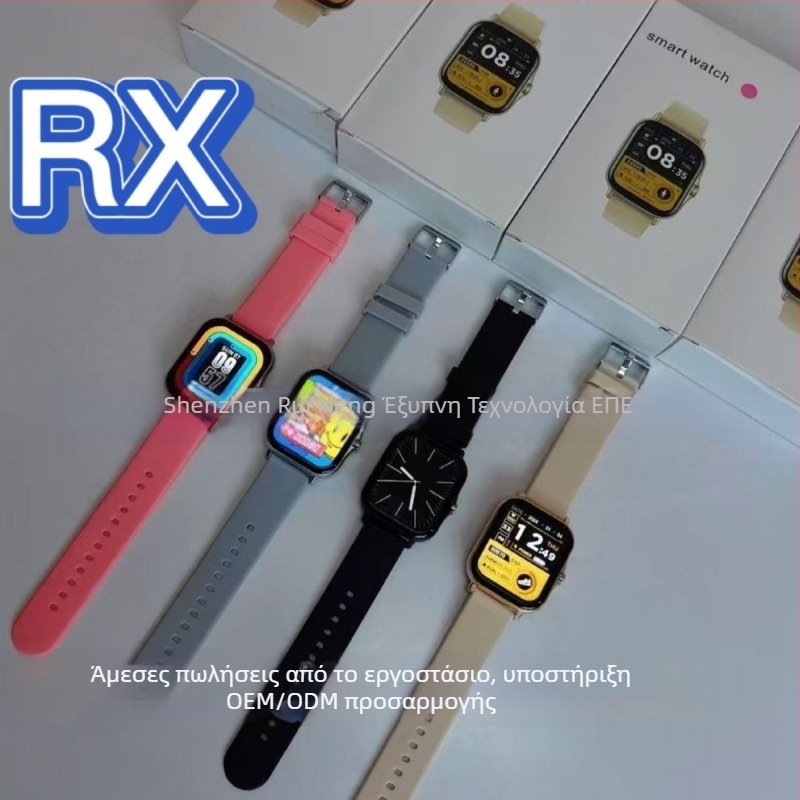 L13 Smartwatch με ειδοποιήσεις σε στυλ Dynamic Island, Bluetooth κλήσεις, παρακολούθηση καρδιακού ρυθμού, αρτηριακής πίεσης και οξυγόνου στο αίμα, συμβατό με Android