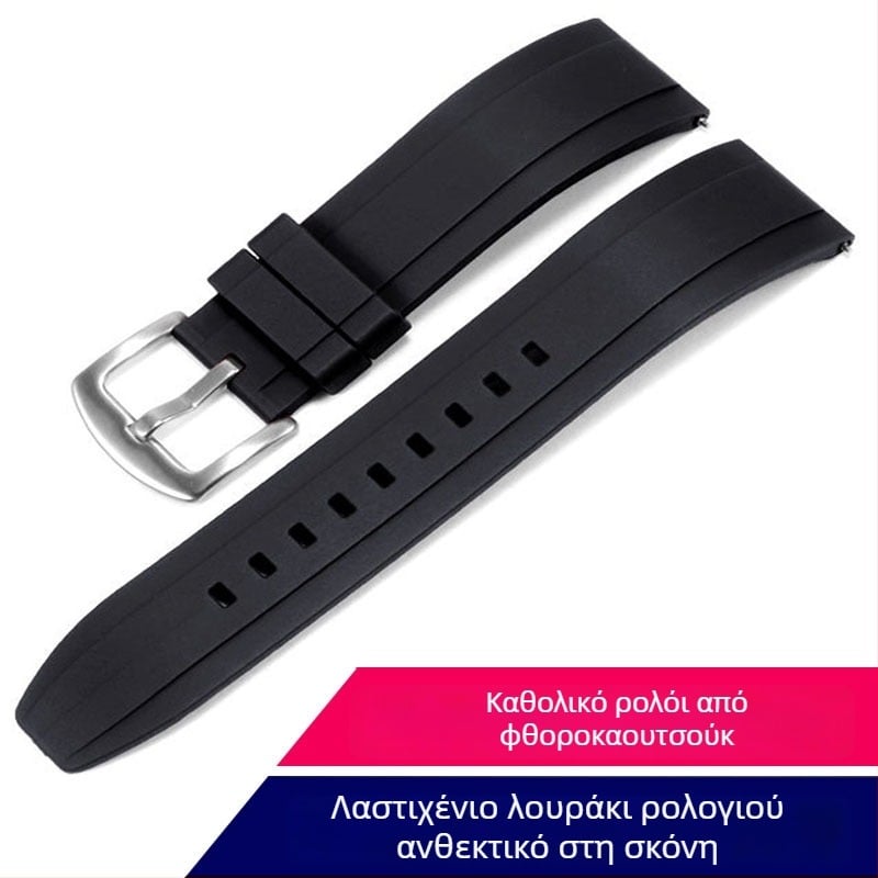Λουρί καουτσούκ για smartwatch Omega Swatch, με γρήγορη αποδέσμευση, καμπυλωτό, 20/22/24 mm