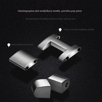 Λουράκι ρολογιού από ανοξείδωτο ατσάλι με αγκράφα πεταλούδας, Unisex (ανδρών και γυναικών), συμβατό με δημοφιλείς μάρκες ρολογιών