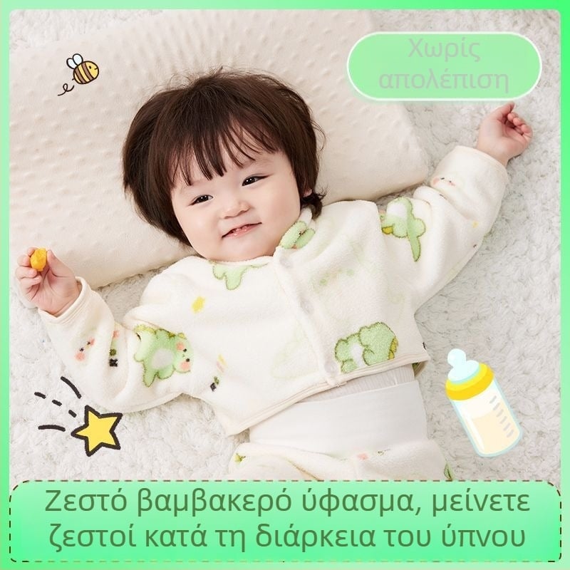 Παιδικό σάλι με μακριά μανίκια για φθινοπωρινό-χειμερινό διάστημα, παχύ, προστασία ώμων, ζεστό και άνετο