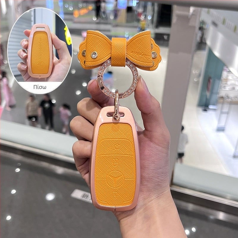 Κάλυμμα κλειδιού Mercedes-Benz E300L / 2024 GLC260, από ψευδάργυρο, υψηλής ποιότητας στυλ εσωτερικού αυτοκινήτου, χωρίς παραμετροποίηση