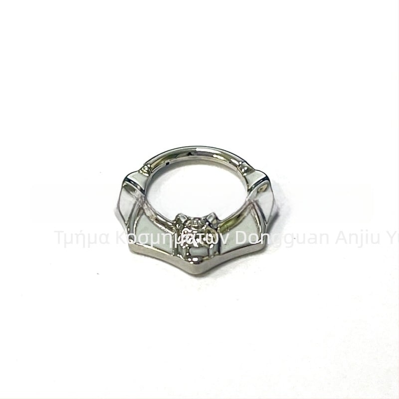 Δαχτυλίδι μύτης, τιτάνιο G23, μοτίβο νυχτερίδας, unisex, χωρίς ραφή piercing, BBM113, σειρά Crazy Animal City, με χάραξη