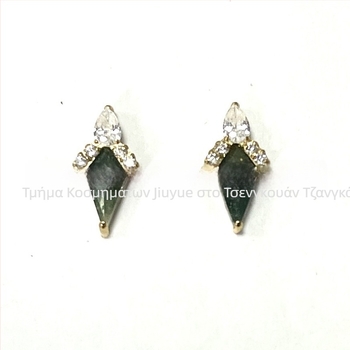 Σκουλαρίκια τιτανίου για αυτιά και χείλη με επένδυση διαμαντιών, γεωμετρικός σχεδιασμός, καθαρότητα G23