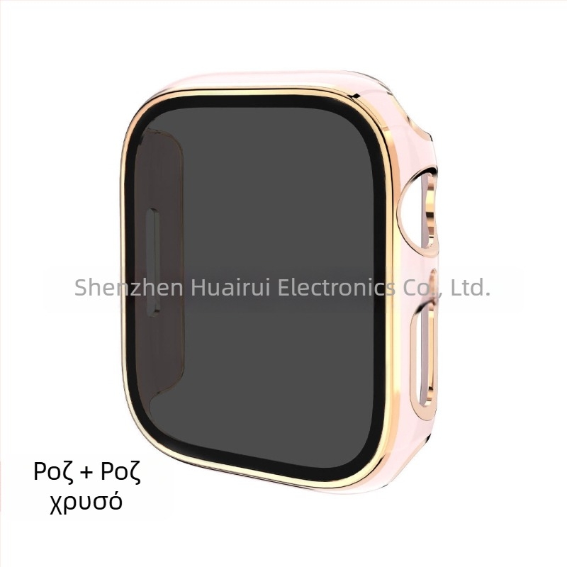 Θήκη προστασίας Apple Watch με προστασία ιδιωτικότητας και ηλεκτροπλατινωμένο PC περίβλημα