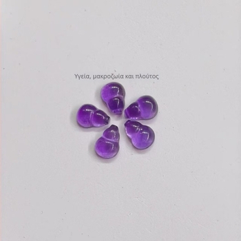 Αμέθυστος Γούρντ DIY εξαρτήματα κοσμημάτων για βραχιόλια και κολιέ, κινεζικό στυλ, προέλευση Shanwei, καλοκαίρι 2025