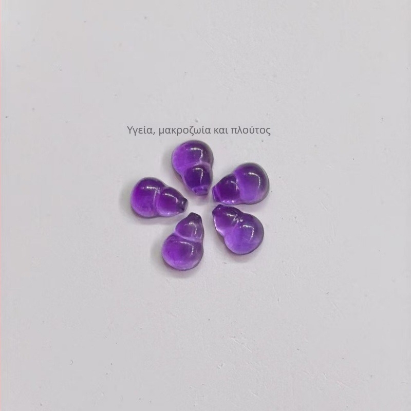 Αμέθυστος Γούρντ DIY εξαρτήματα κοσμημάτων για βραχιόλια και κολιέ, κινεζικό στυλ, προέλευση Shanwei, καλοκαίρι 2025