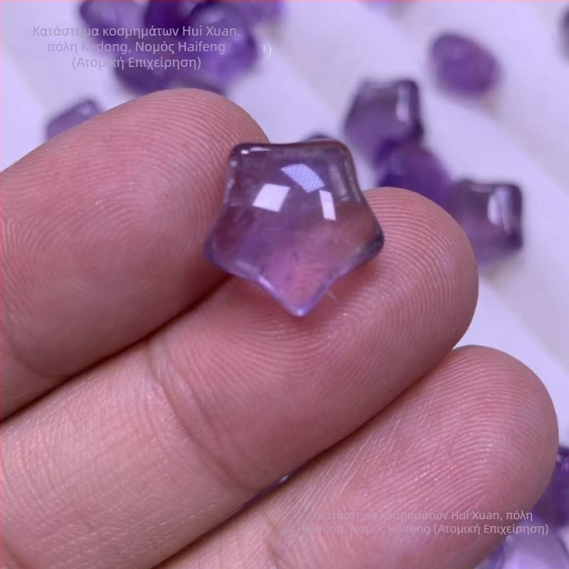 Χάντρες σε σχήμα αστέρα από αμέθιστο, DIY ελεύθερες χάντρες, μαζική συσκευασία, φθινόπωρο 2025