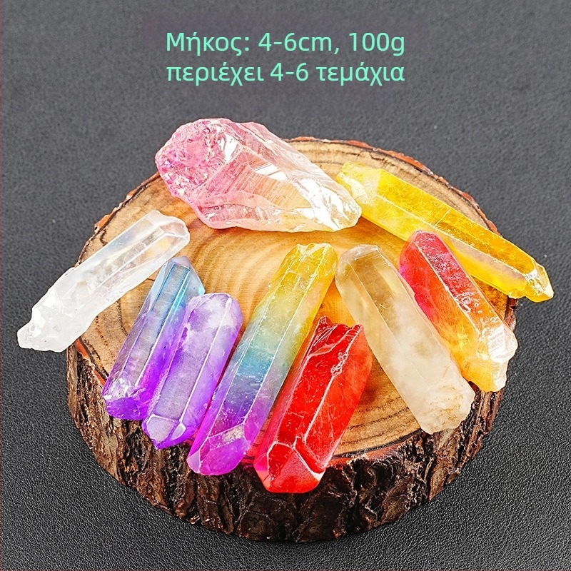 Φυσικός Dragon Breath Stone – ωμός ηλεκτροπλατινωμένος κρύσταλλος ορυκτό διακοσμητικό για ενυδρεία; προέλευση: Lianyungang Donghai County; όψη: ωμός λίθος; τύπος κρυστάλλου: κρύσταλλος