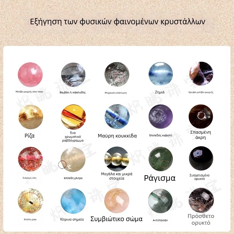 Βραχιόλι με Moonstone και κρύσταλλους, πρωτότυπος σχεδιασμός, ατομική συσκευασία, Άνοιξη 2025, διακριτική πολυτέλεια