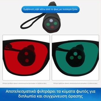 Qt0107 πλαστικά γυαλιά εκπαίδευσης αμβλυπωπίας για οπτική καταστολή, στραβισμό και έλεγχο οπτικών λειτουργιών — Φθινόπωρο 2025