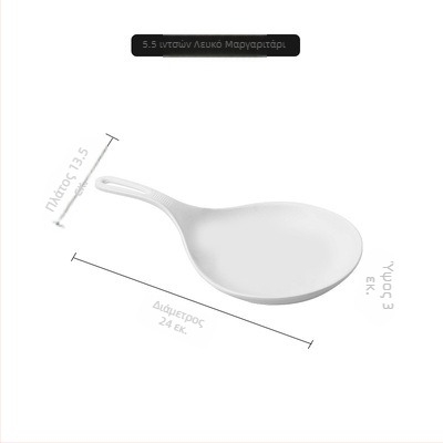 Πιάτο με λαβή από μελαμίνη, Nordic στυλ, απλός σχεδιασμός, για ενήλικες, όχι κατάλληλο για φούρνο μικροκυμάτων