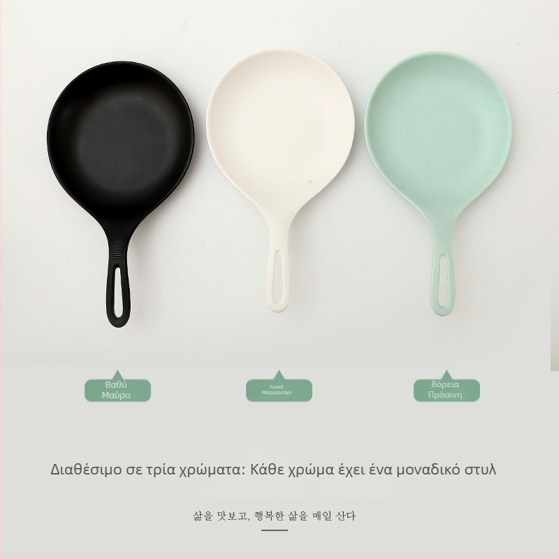 Πιάτο με λαβή από μελαμίνη, Nordic στυλ, απλός σχεδιασμός, για ενήλικες, όχι κατάλληλο για φούρνο μικροκυμάτων