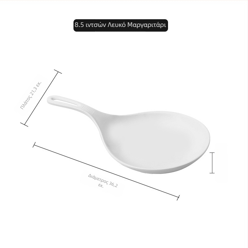 Πιάτο με λαβή από μελαμίνη, Nordic στυλ, απλός σχεδιασμός, για ενήλικες, όχι κατάλληλο για φούρνο μικροκυμάτων