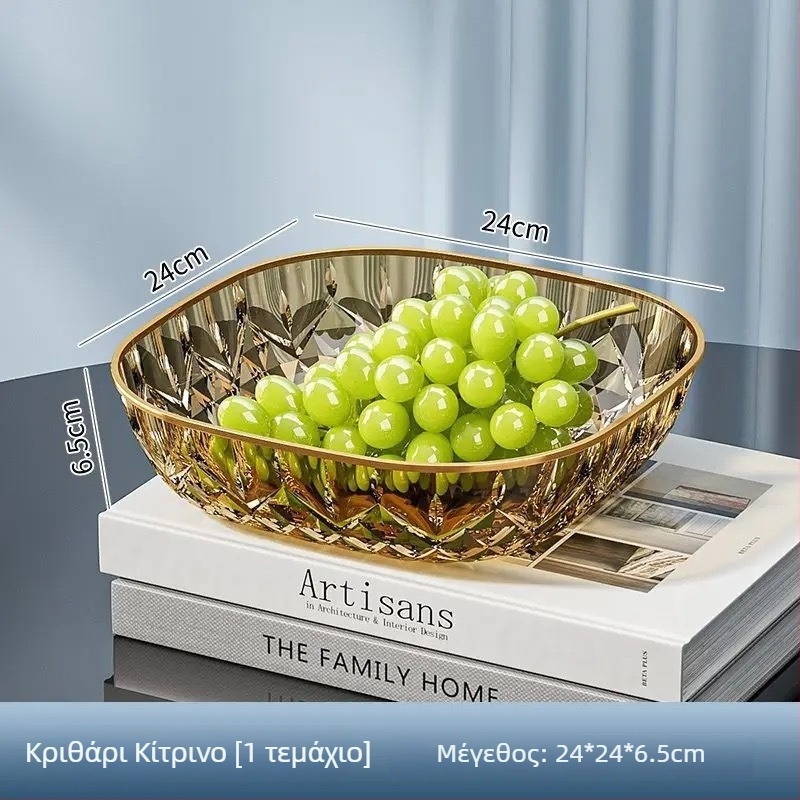 Πλαστικό πιάτο φρούτων, απλό στυλ, κυκλοφόρησε το 2024