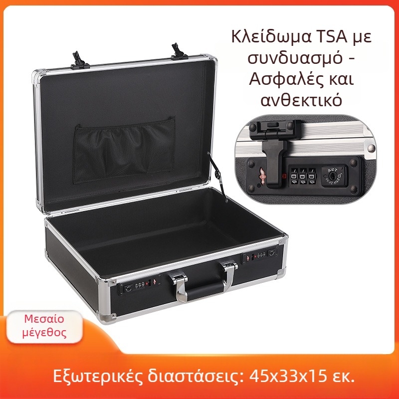 Κλειδωμένη θήκη ασφαλείας για πολύτιμα αντικείμενα και έγγραφα, ανθεκτική στη σκόνη και στη μούχλα, 18L, ιαπωνικού στυλ.