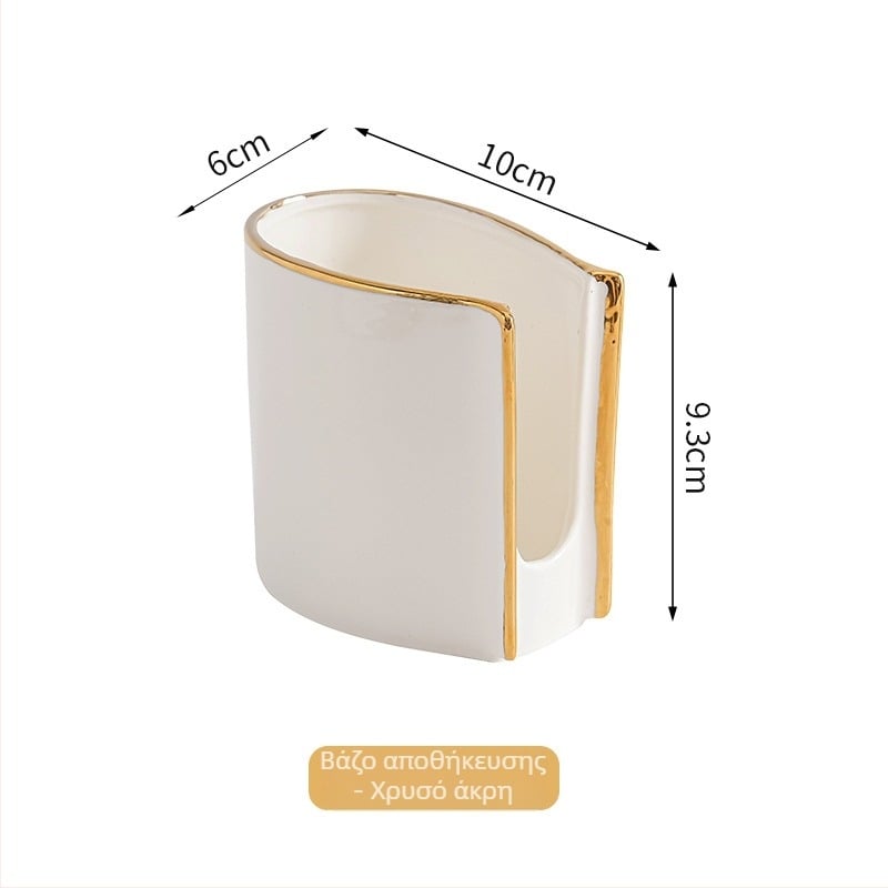 Κεραμική θήκη για κουτάλι; στυλ: light luxury; μάρκα: Aili Ceramics; υλικό: κεραμικό; φινίρισμα: νερό-ρίψη