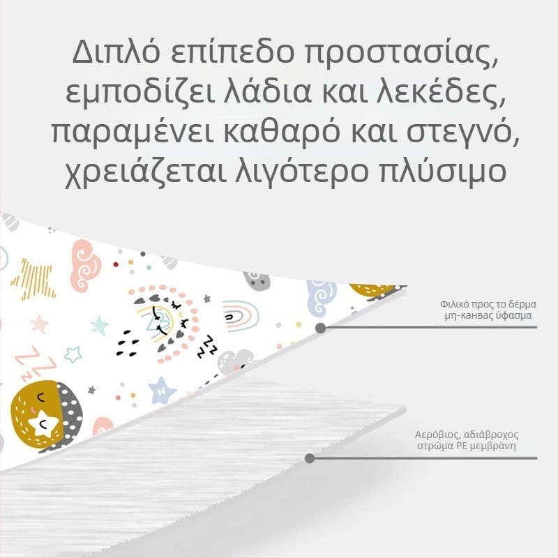 Μανσέτες παιδικές μιας χρήσης – μη υφαντό ύφασμα, αδιάβροχες και ανθεκτικές στο λάδι, αναπνεύσιμη μεμβράνη, χαριτωμένο σχέδιο, 800 ζεύγη ανά κουτί