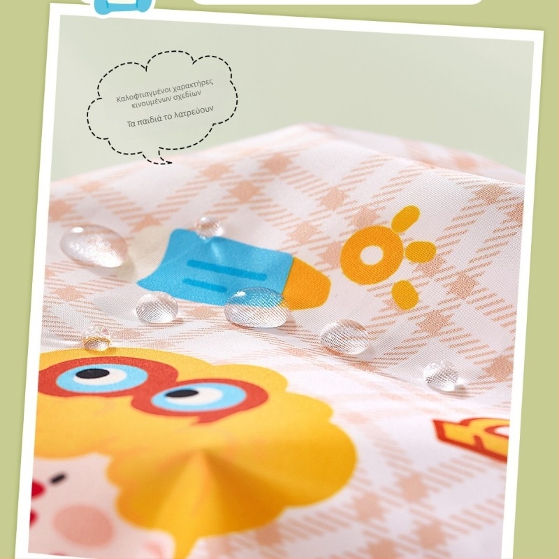 Μανσέτες προστασίας με σχέδιο κινούμένων σχεδίων, αδιάβροχο ύφασμα Oxford, μοντέρνο μινιμαλιστικό στυλ