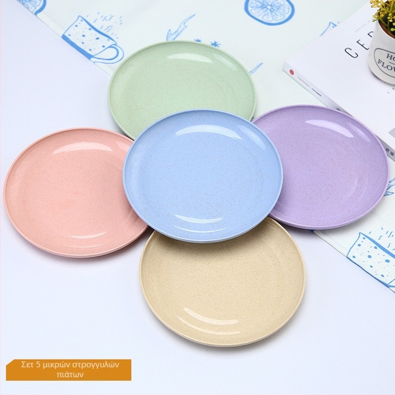 Πλαστικό κυκλικό πιάτο για τραπέζι, μοντέρνος απλός σχεδιασμός, διαθεσιμότητα εκτύπωσης λογοτύπου, δυνατότητα προσαρμογής, όχι κατάλληλο για φούρνο μικροκυμάτων