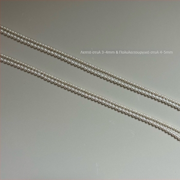 Κολιέ Xuanming Jewelry, μαργαριτάρια γλυκών νερών, σχήμα τέλειου κύκλου, ασήμι 925, καλοκαίρι 2025