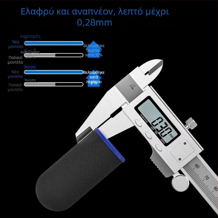 Γάντι αντίχειρα για gaming – αντιολισθητικό, ultra-λεπτό, γάντι μισού δάχτυλου για ηλεκτρονικά αθλήματα