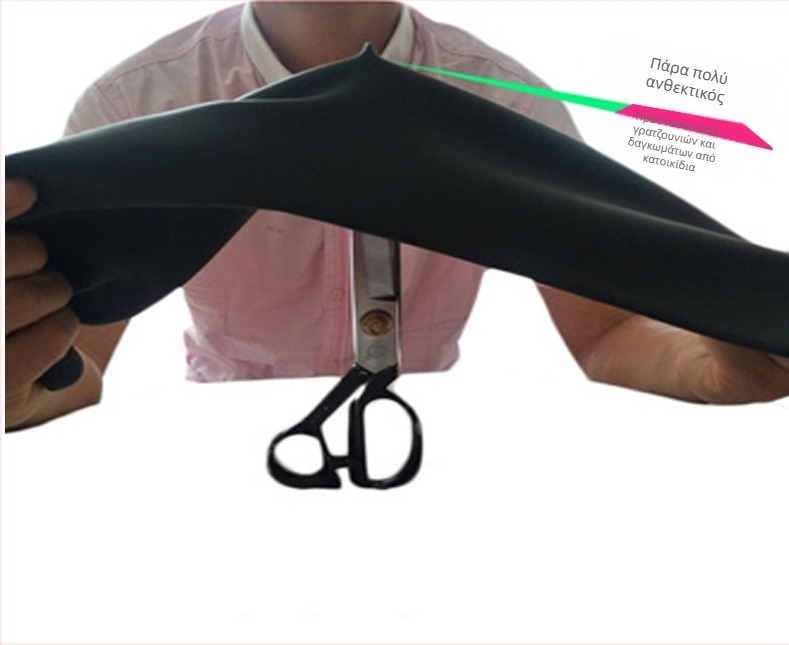 Γάντια μπάνιου για γάτες και σκύλους με προστασία κατά δαγκώματος, αντι-χαρακών, αδιάβροχα· υλικό: μοσχαρίσιο τένοντα· επαναχρησιμοποιούμενα· βάρος 890 g· κατάλληλα για λούσιμο, καθαρισμό νυχιών, ενέσεις και χορήγηση φαρμάκων