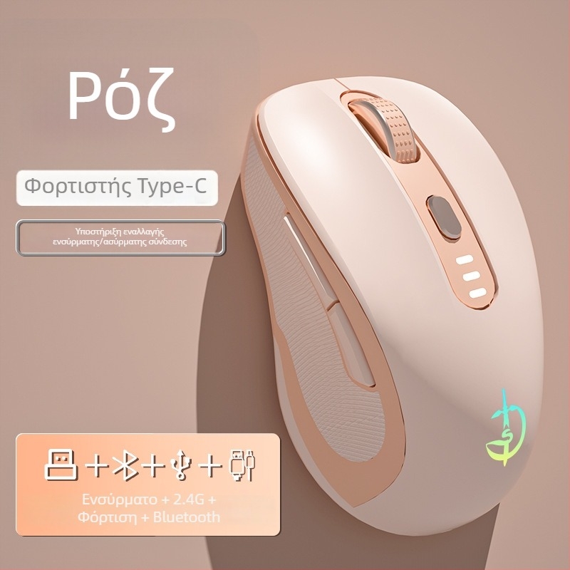 Ασύρματο ποντίκι M500, οπτικό 2400 DPI, 6 κουμπιά, 2.4GHz, Plug-and-Play