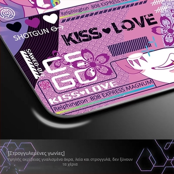 Tempered Glass Gaming Mouse Pad | Μονόπλευρη, Εκτύπωση Λογοτύπου, Κατασκευασμένο Κατά Παραγγελία από Δείγμα/Εικόνα