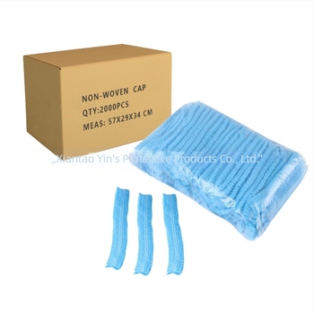 Μη υφασμάτινο, μιας χρήσης καπέλο για μαλλιά με διαπερατές οπές, κατάλληλο για τρόφιμα, προστασία από σκόνη