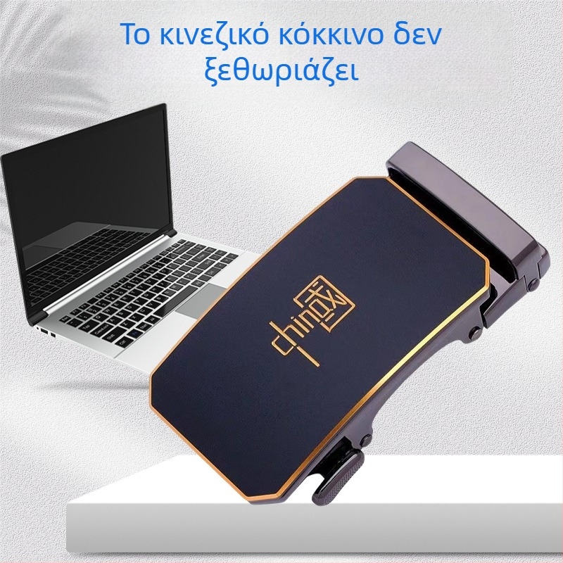 Ανδρικό αυτόματο κούμπωμα ζώνης – ορθογώνιο κράμα, επιχειρηματικό στυλ, εκτυπωμένο σχέδιο