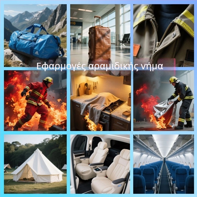 Αραμιδική κλωστή ραφής από κοντές ίνες – φλογανθεκτική, για υφάσματα και ρούχα, μάρκα Three One, Shenzhen