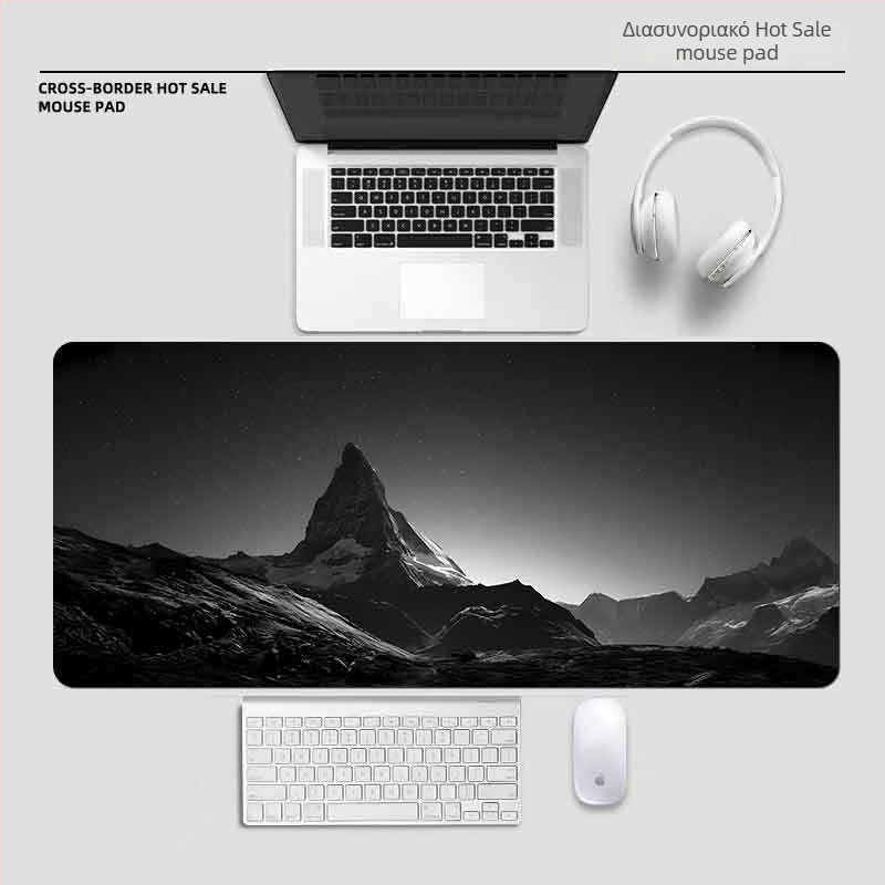 Μεγάλο αντιολισθητικό παχύ pad ποντικιού από φυσικό καουτσούκ, OEM παραμετροποίηση