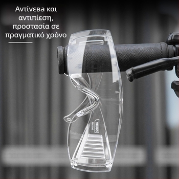Γυαλιά προστασίας για εργασία με διαφανείς φακούς, anti-splash και προστασία από άνεμο και σκόνη, σειρά Προστασίας Εργασίας
