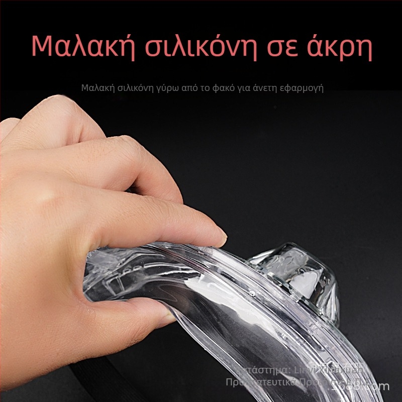 Διαιρεμένη μάσκα γυαλιών κατά της ομίχλης με αφαιρούμενο πλαίσιο — αντι-κρούσεις, διπλής χρήσης, PC φακός και PC πλαίσιο