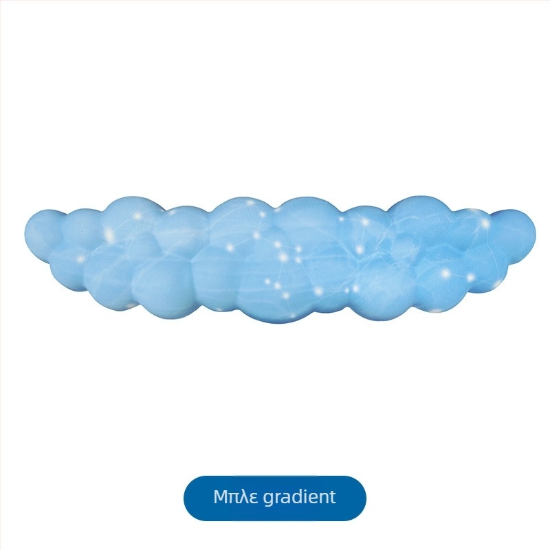 Μαξιλάρι καρπού γραφείου, σιλικόνη, αδιάβροχο, μοντέλο εμπνευσμένο από σύννεφα, 330 g