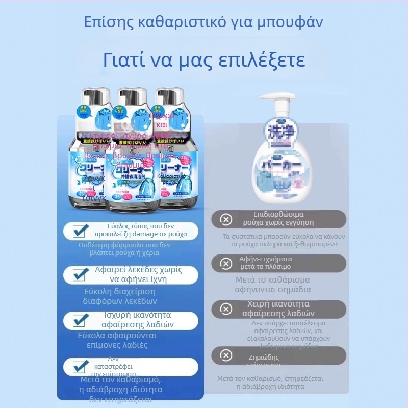 Καθαριστικό για μπουφάν εξωτερικού χώρου, επισκευή βαφής αδιαβροχοποίησης, ασφαλές για υφάσματα, 330 ml, εγχώρια μάρκα