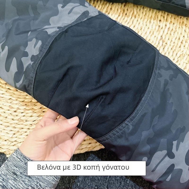 Παιδικά παντελόνια σκι με ιμάντες, unisex, ενισχυμένη μόνωση, αδιάβροχα (για σκι)