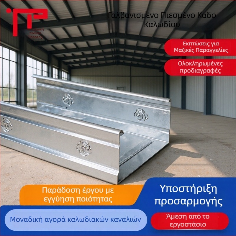 Αλουμινένιος κανάλι καλωδίων, γαλβανισμένος μορφοποιημένος διάδρομος, Tianpeng, πιστοποίηση CCC