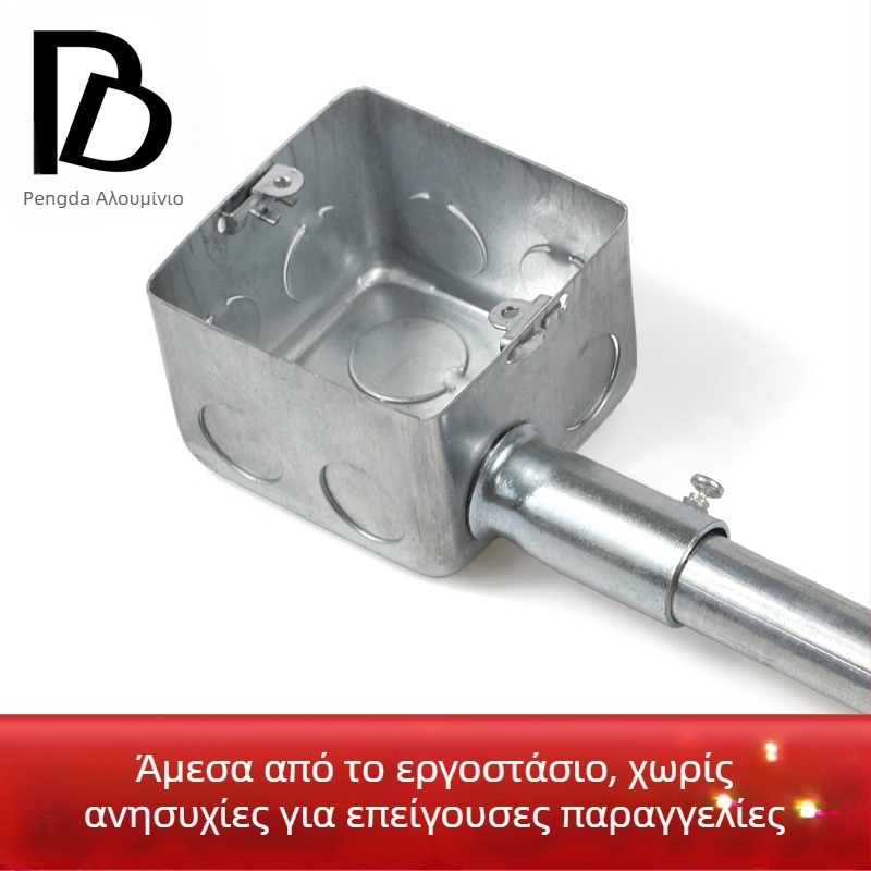 Μεταλλικό κρυφό κουτί σύνδεσης για ηλεκτρικά καλώδια, σειρά Κρυφό Κουτί, κωδικός προϊόντος 011